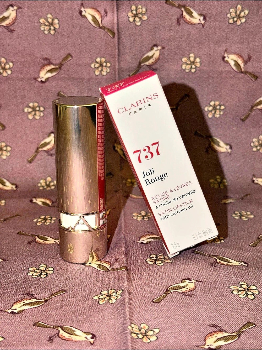 Clarins Joli Rouge 737 Spicy Cinnamon